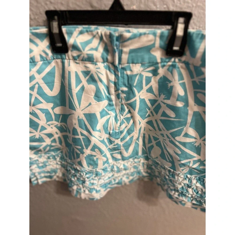 Lilly Pulitzer Women's Blue & White‎ Skort  Print Size 0